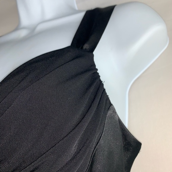 Appropriate Behavior Dress Satin Straps Sleeveless - Picture 5 of 9